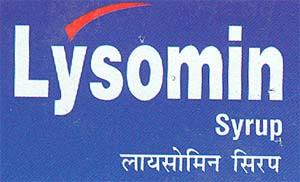 LYSOMIN (and logo) trademark logo