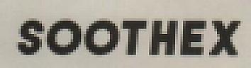 SOOTHEX (and logo) trademark logo