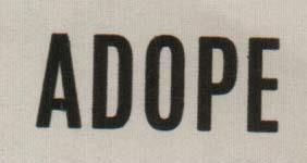 ADOPE (and logo) trademark logo