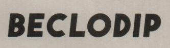 BECLODIP (and logo) trademark logo