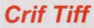 CRIF TIFF (and logo) trademark logo