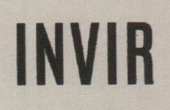 INVIR (and logo) trademark logo