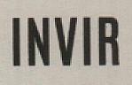 INVIR (and logo) trademark logo