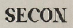 SECON (and logo) trademark logo