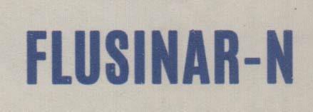 FLUSINAR-N (and logo) trademark logo