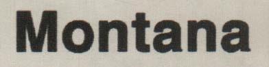 MONTANA (and logo) trademark logo