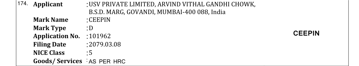 Original bulletin entry for CEEPIN