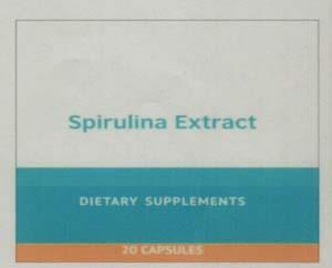 SPIRULINA EXTRACT (and logo) trademark logo