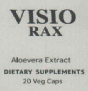 VISIO RAX (and logo) trademark logo