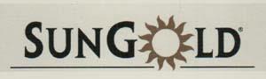 SUNGOLD (and logo) trademark logo