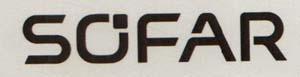 SOFAR (and logo) trademark logo