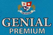 GENIAL PREMIUM RUSSIAN (and logo) trademark logo