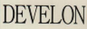 DEVELON (and logo) trademark logo