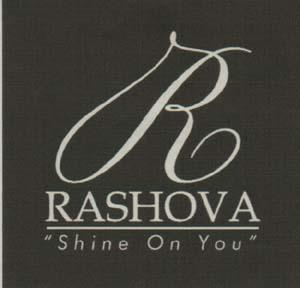 RASHOVA (and logo) trademark logo