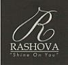 RASHOVA (and logo) trademark logo