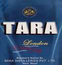 TARA LONDON EXTRA DRY (and logo) trademark logo