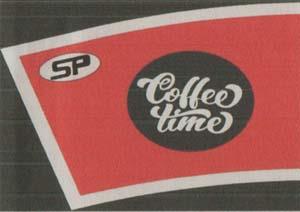 SP COFFEE TIME (and logo) trademark logo