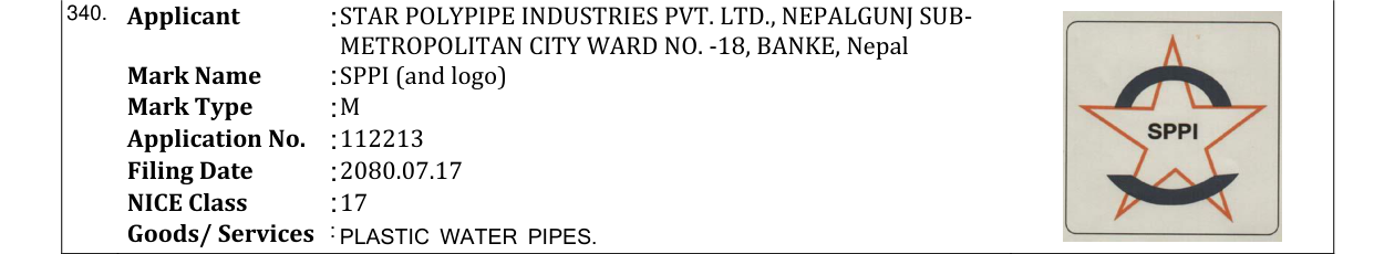 Original bulletin entry for SPPI (and logo)