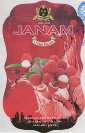 JANAM LYCHEE FLAVOUR (and logo) trademark logo