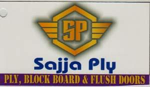 SAJJA PLY (and logo) trademark logo