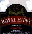 ROYAL HUNT PREMIUM EXTRA DRY (and logo) trademark logo