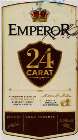 EMPEROR 24 CARAT (and logo) trademark logo