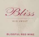 BLISS RED SWEET (and logo) trademark logo