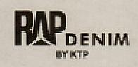 RAP DENIM BY KTP (and logo) trademark logo