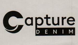 CAPTURE DENIM (and logo) trademark logo