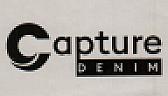 CAPTURE DENIM (and logo) trademark logo