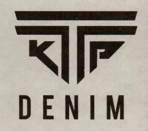 KTP DENIM (and logo) trademark logo