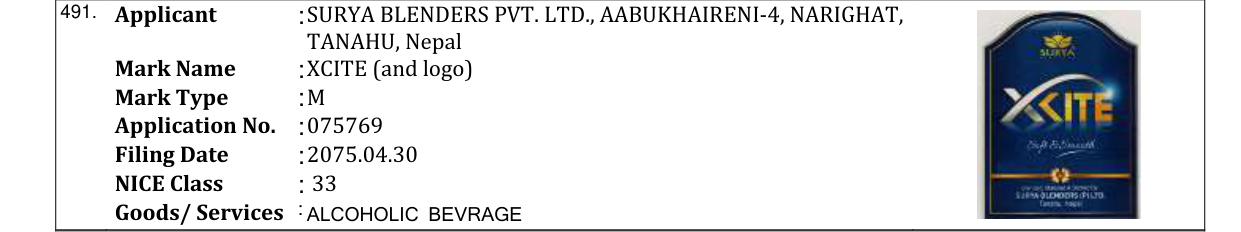 Original bulletin entry for XCITE (and logo)