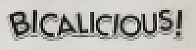 BICALICIOUS! (and logo) trademark logo