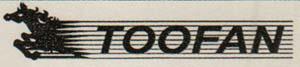TOOFAN (and logo) trademark logo