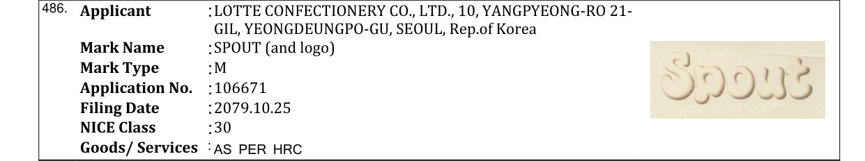 Original bulletin entry for SPOUT (and logo)
