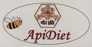GOR HONEY API DIET (and logo) trademark logo