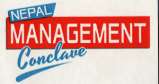 NEPAL MANAGEMENT CONCLAVE (and logo) trademark logo
