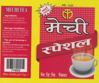 MECHI SPECIAL C.T.C. TEA (and logo) trademark logo