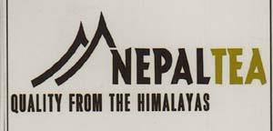 NEPAL TEA QUALITY FROM THE HIMALAYAS (and logo) trademark logo