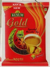 KFP'S NEW KUSUM GOLD (and logo) trademark logo