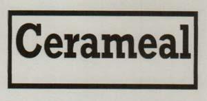CERAMEAL (and logo) trademark logo