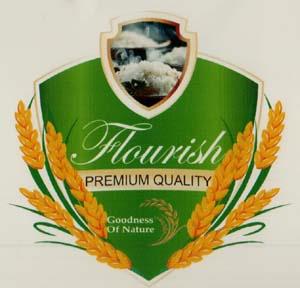 FLOURISH (and logo) trademark logo