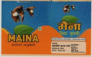 MAINA (and logo) trademark logo