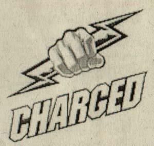 CHARGED (and logo) trademark logo