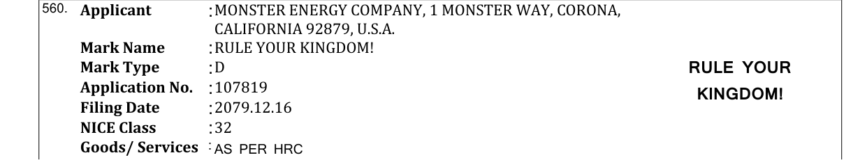 Original bulletin entry for RULE YOUR KINGDOM!