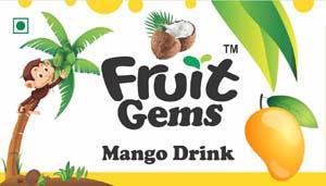 FRUIT GEMS (and logo) trademark logo