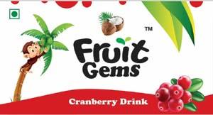 FRUIT GEMS (and logo) trademark logo