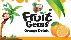 FRUIT GEMS (and logo) trademark logo