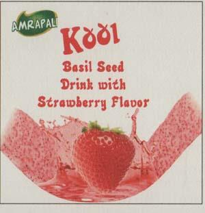 AMRAPALI KOOL BASIL SEED (and logo) trademark logo