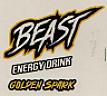 BEAST ENERGY DRINK GOLDEN SPARK (and logo) trademark logo